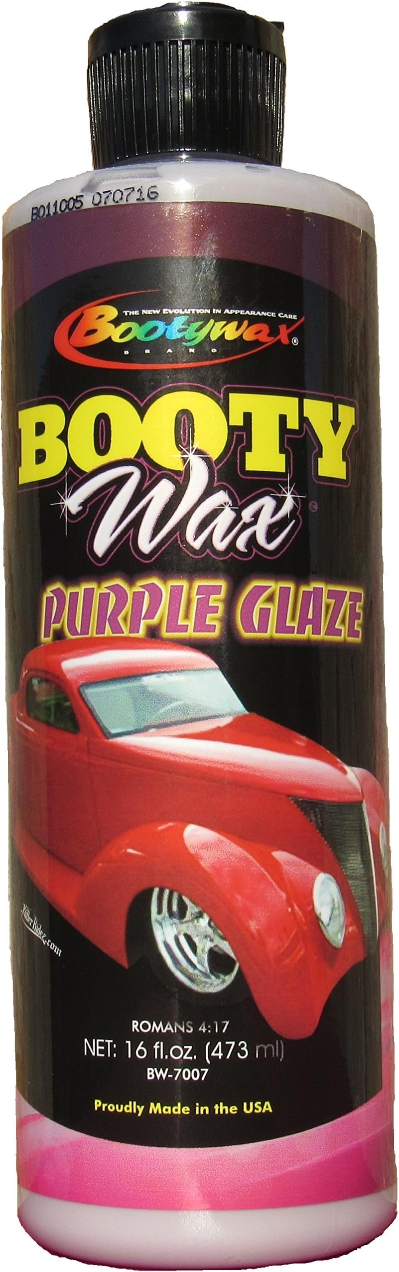 Glaze Car Wax, Purple, 16 oz.