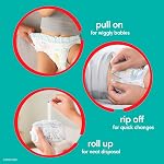 Pampers Couches - Croiseurs 360 degrés - Taille 5, 128 Compte, jusqu'à 100% Fit étanche, conçu pour les bébés actifs, tirer sur la couche, EZ Tabs off conçus pour des changements faciles