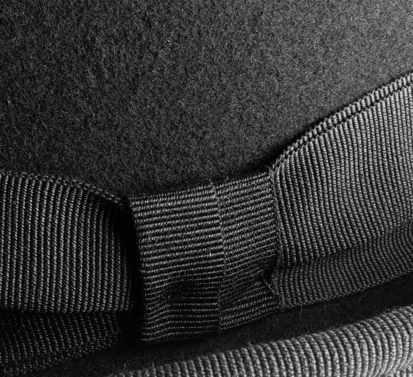 Classic Italy - Chapeau Melon Feutre Homme ou Femme Classic Melon - Taille 58 cm - Noir