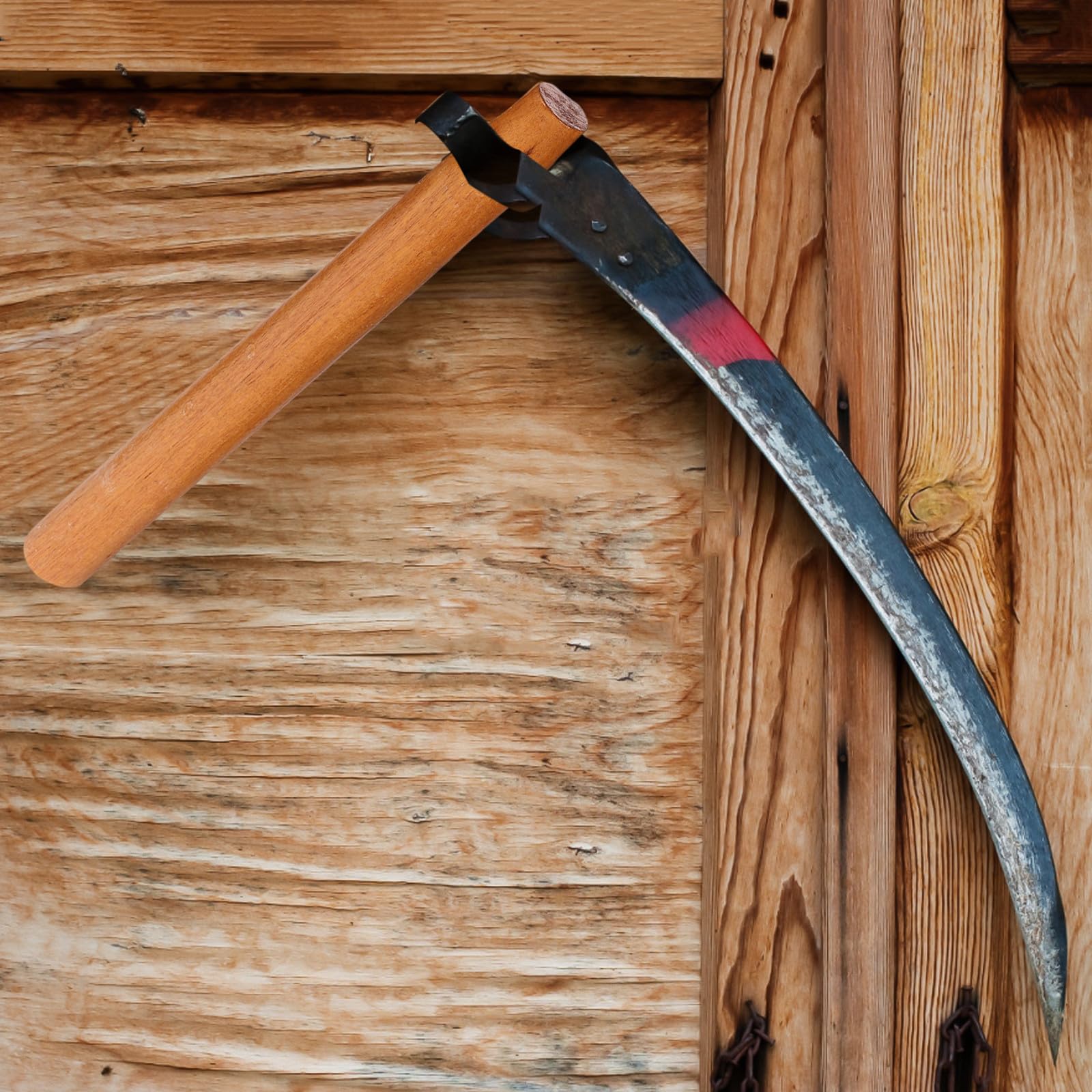 5 Piezas Mango de Madera de Acacia para Pala, Repuesto de 30 CM
