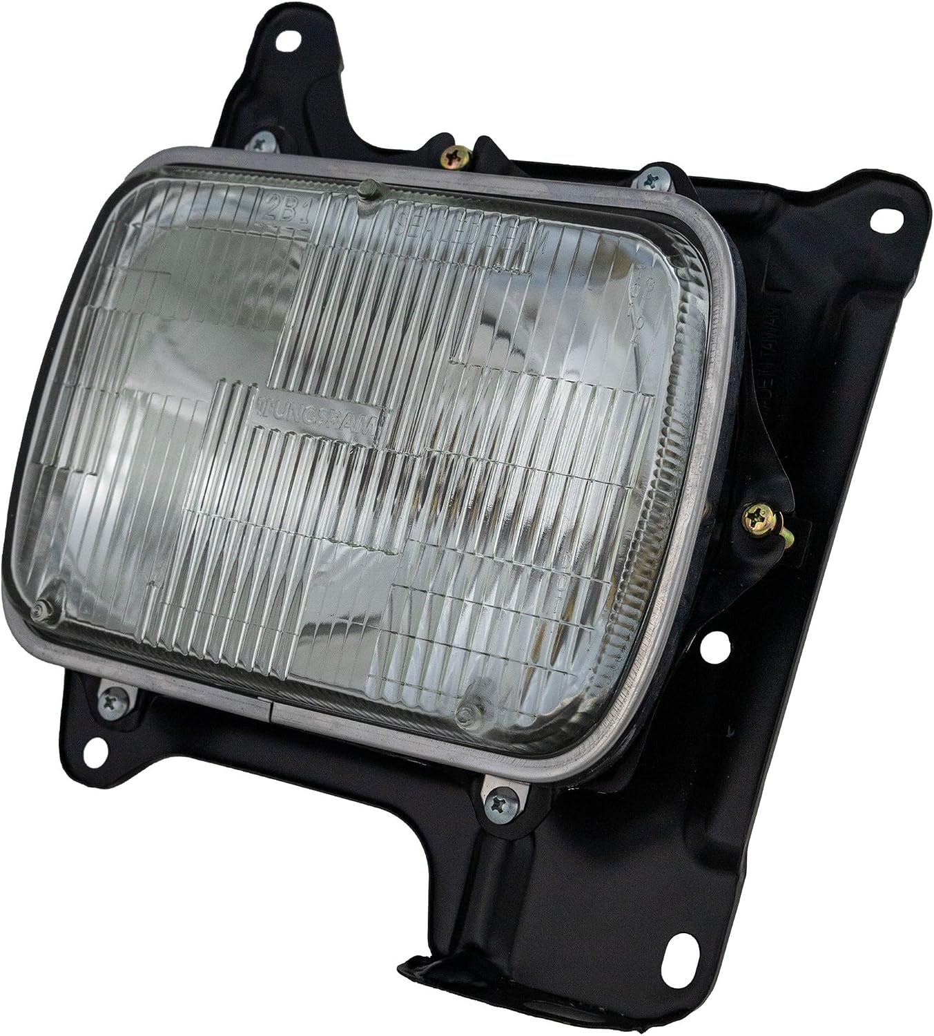 Compatible with 86-97 D21 Pickup Truck Front Sealed Beam Headlight Headlamp with Bulb Left Driver Side