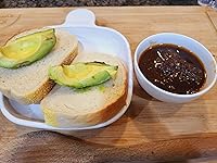 Vista 2 de Shito Sauce 3 sabores/Condimento de mariscos/salsa de chile (muy picante, 8 oz)