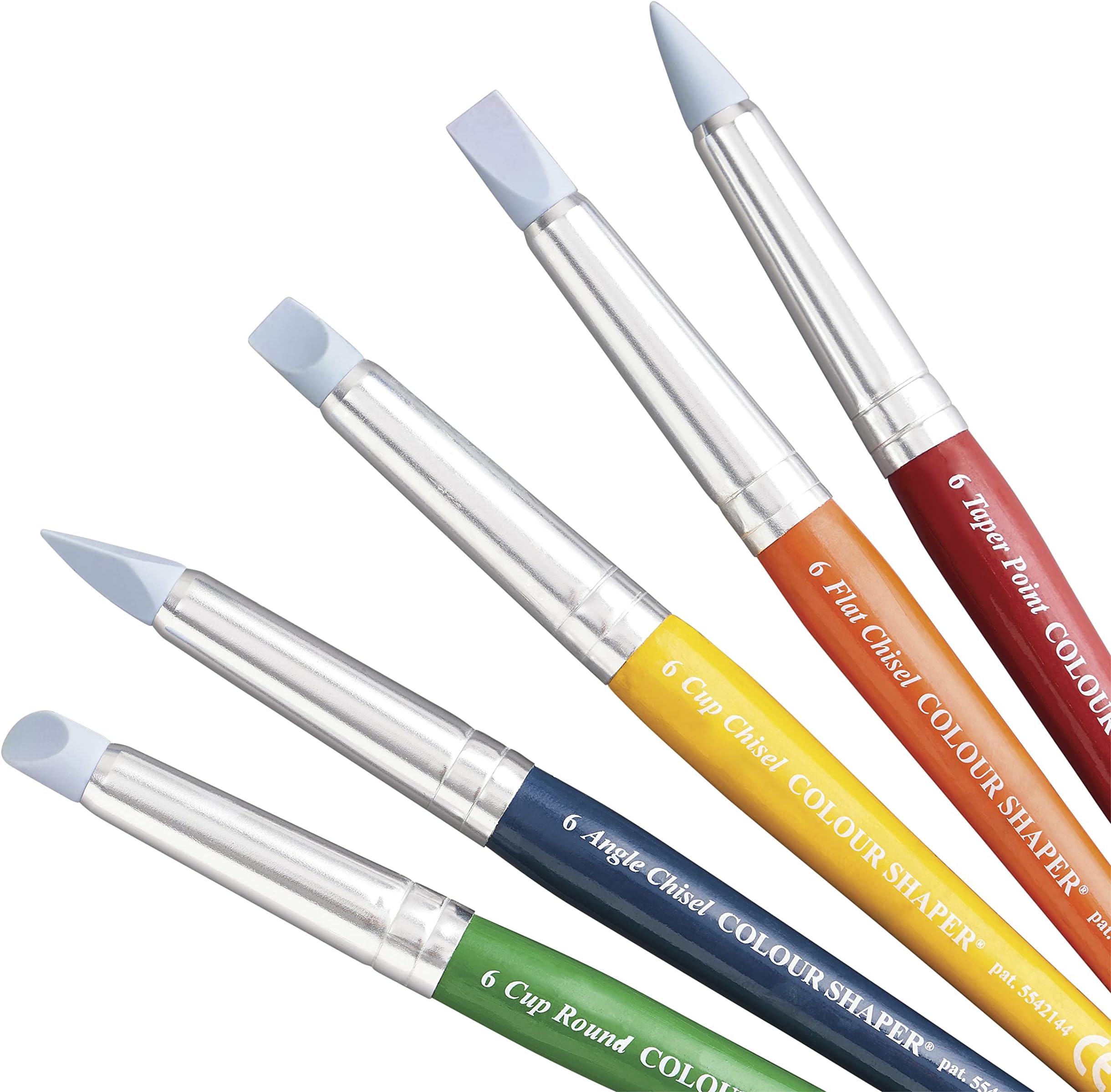 Colour Shapers for Kids Set, Size 6, Assorted Tips, Set of 5