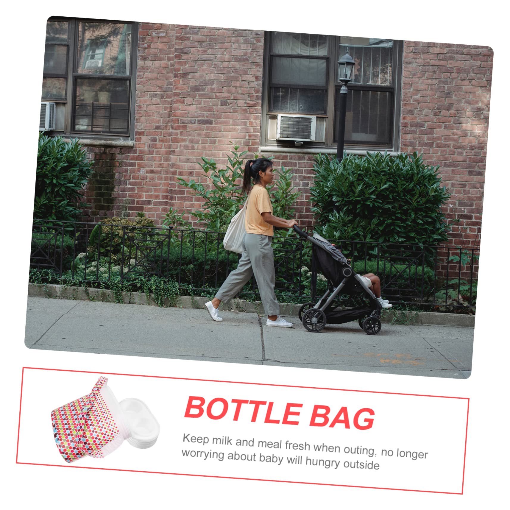 Toyvian 2stücke Isolierte Kühltasche Für Babyflaschen Thermotasche Für Aufbewahrung Von Muttermilch Für Unterwegs Hält Flüssigkeiten Warm Oder Frisch Für Snacks Und Getränke