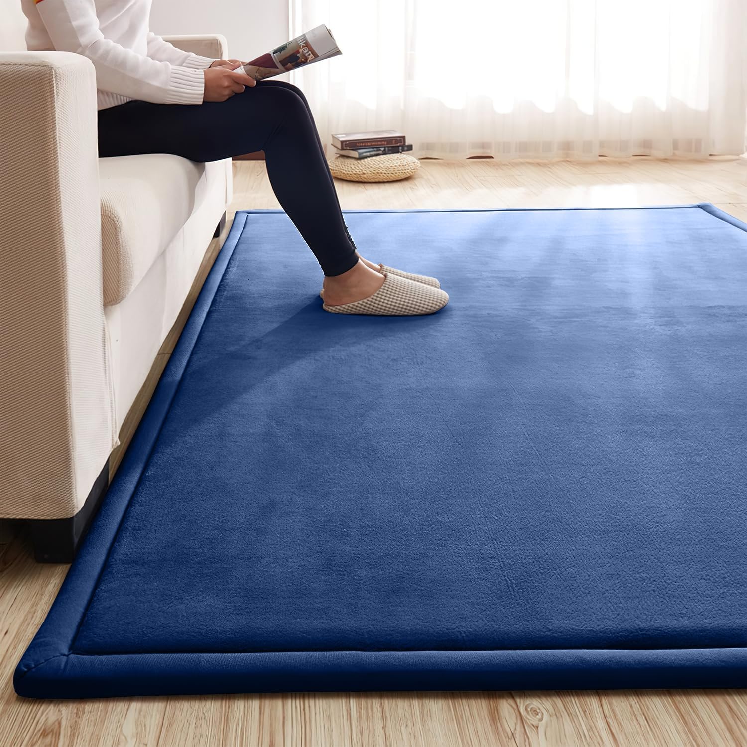 Memory Foam Baby Mats Wider, Thicker, and Flame Retardant – Perfect for Tummy Time, Super Soft and Thick