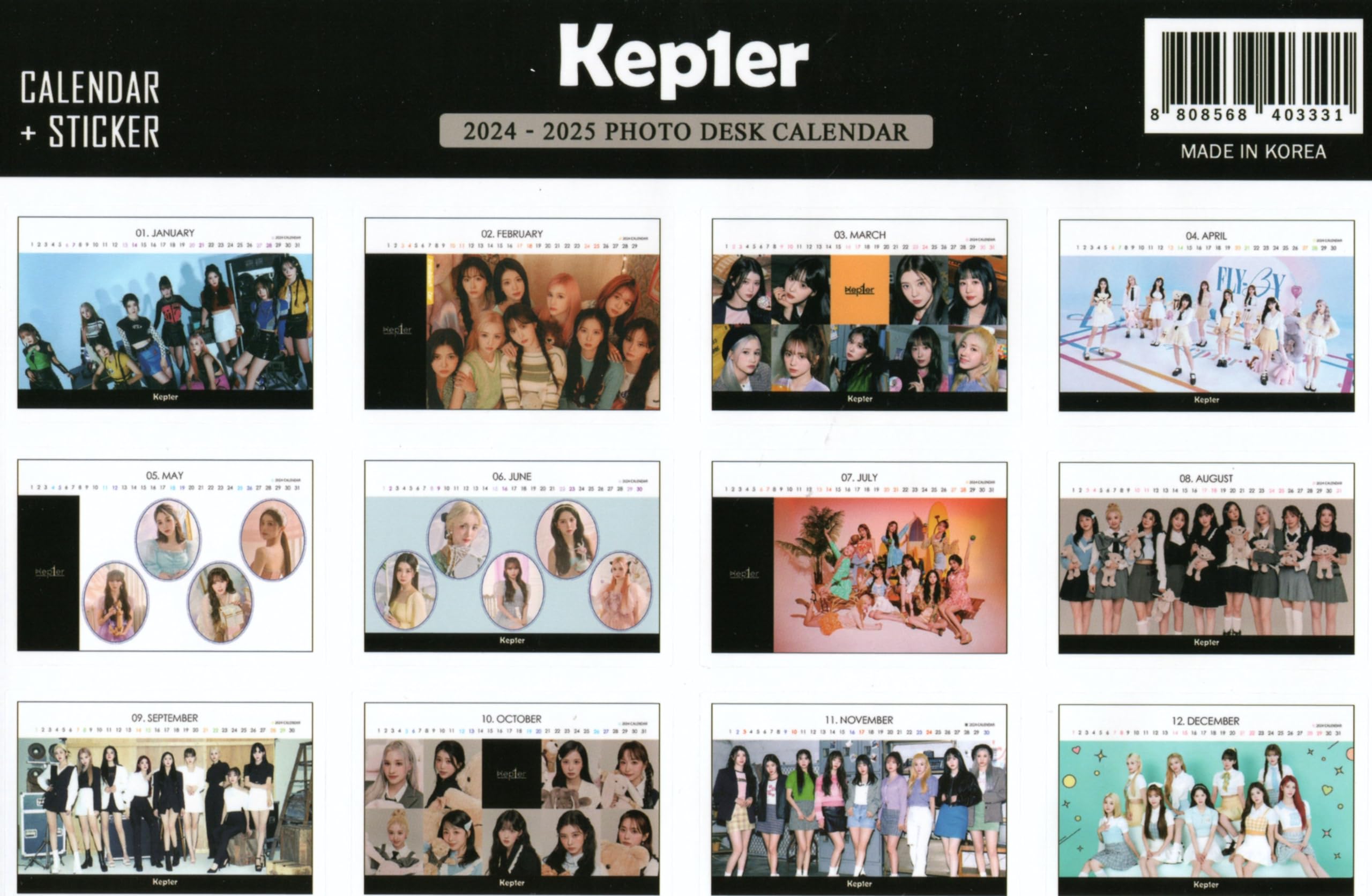 Amazon.co.jp: Kep1er ケプラー グッズ 卓上 カレンダー (写真集