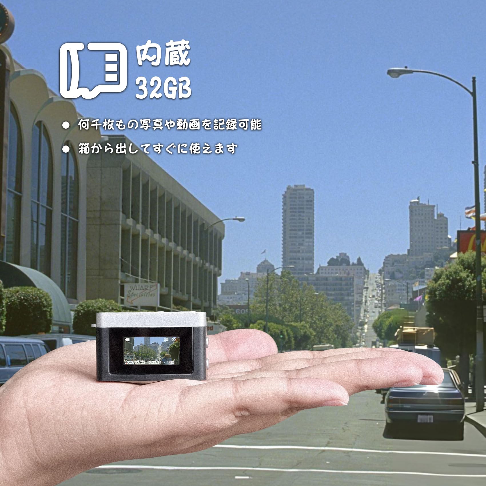 Amazon.co.jp: 小型デジタルカメラ ミニデジカメ 1080P 0.96インチ画面