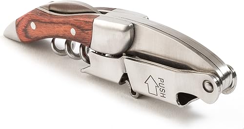 Prestige Waiters - Abridor de botellas de vino de Coutale Sommelier - Palisandro - Abridor de vino de doble palanca patentado francés - Gran