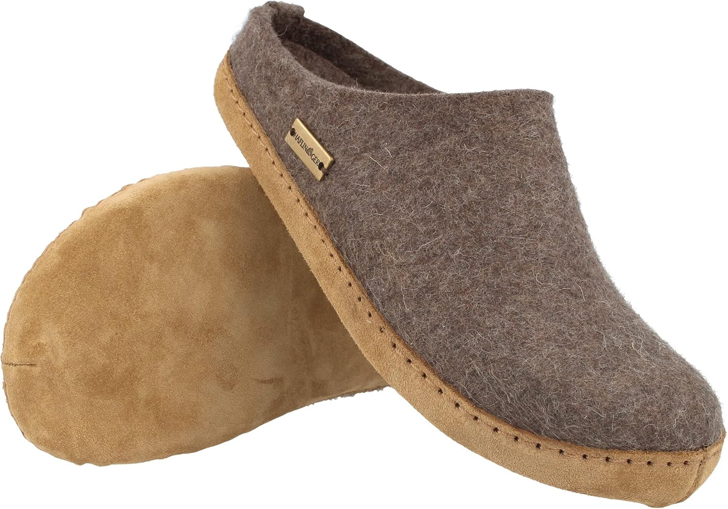 HAFLINGER Emils Slide - Smokey Brown, 39 - Image 4