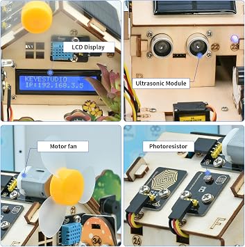 KEYESTUDIO IoT Smart Home Farm Kit for Arduino ESP32