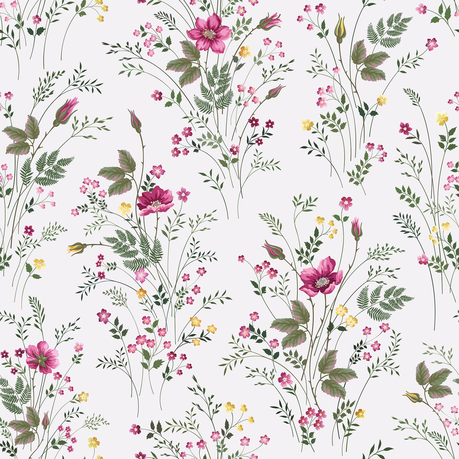 Danyho Colored Peel And Stick Wallpaper Watercolor Tulip Leaves Reovable Self Adhesive - View #5