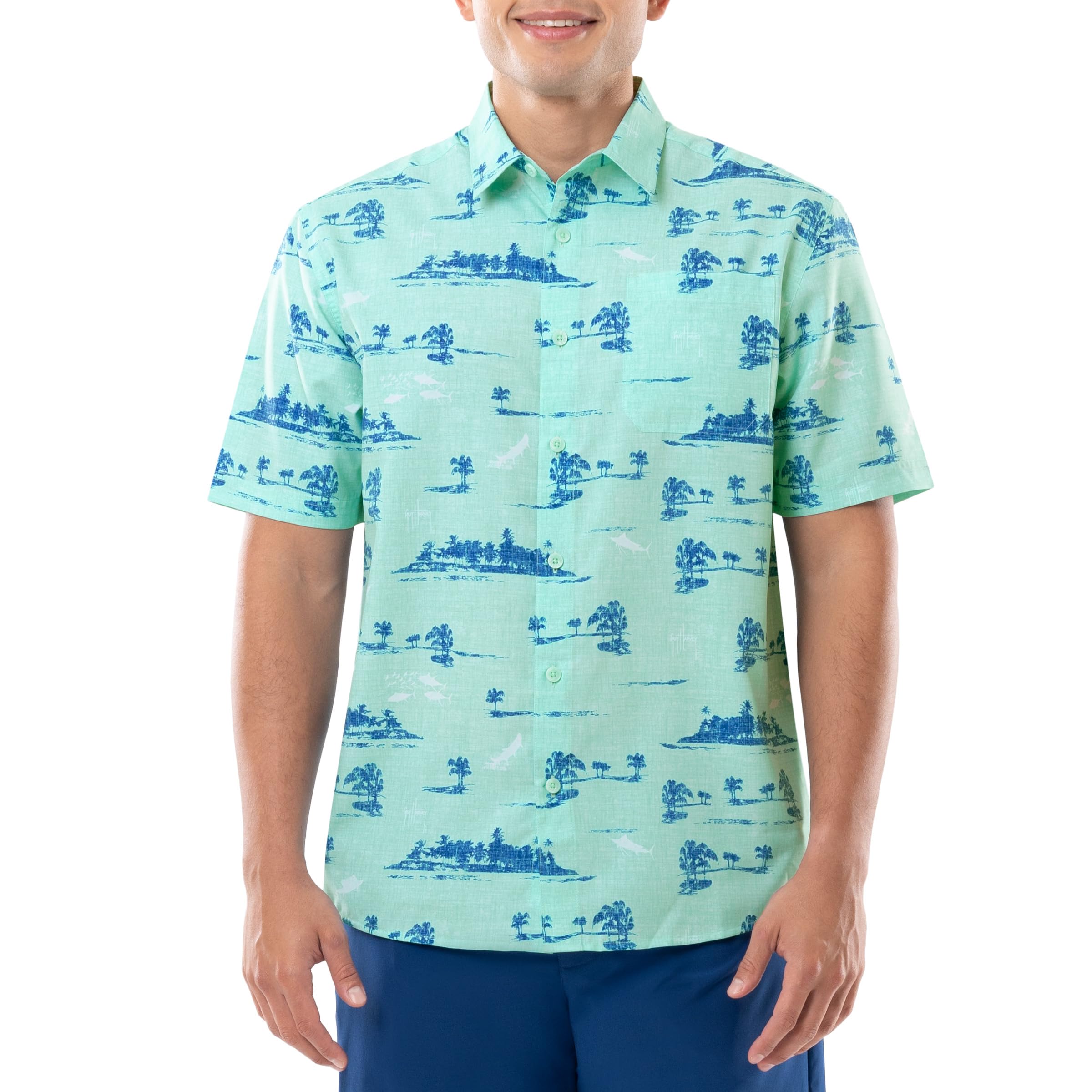 Guy HarveyMen's Short Sleeve Performance Fishing Shirt