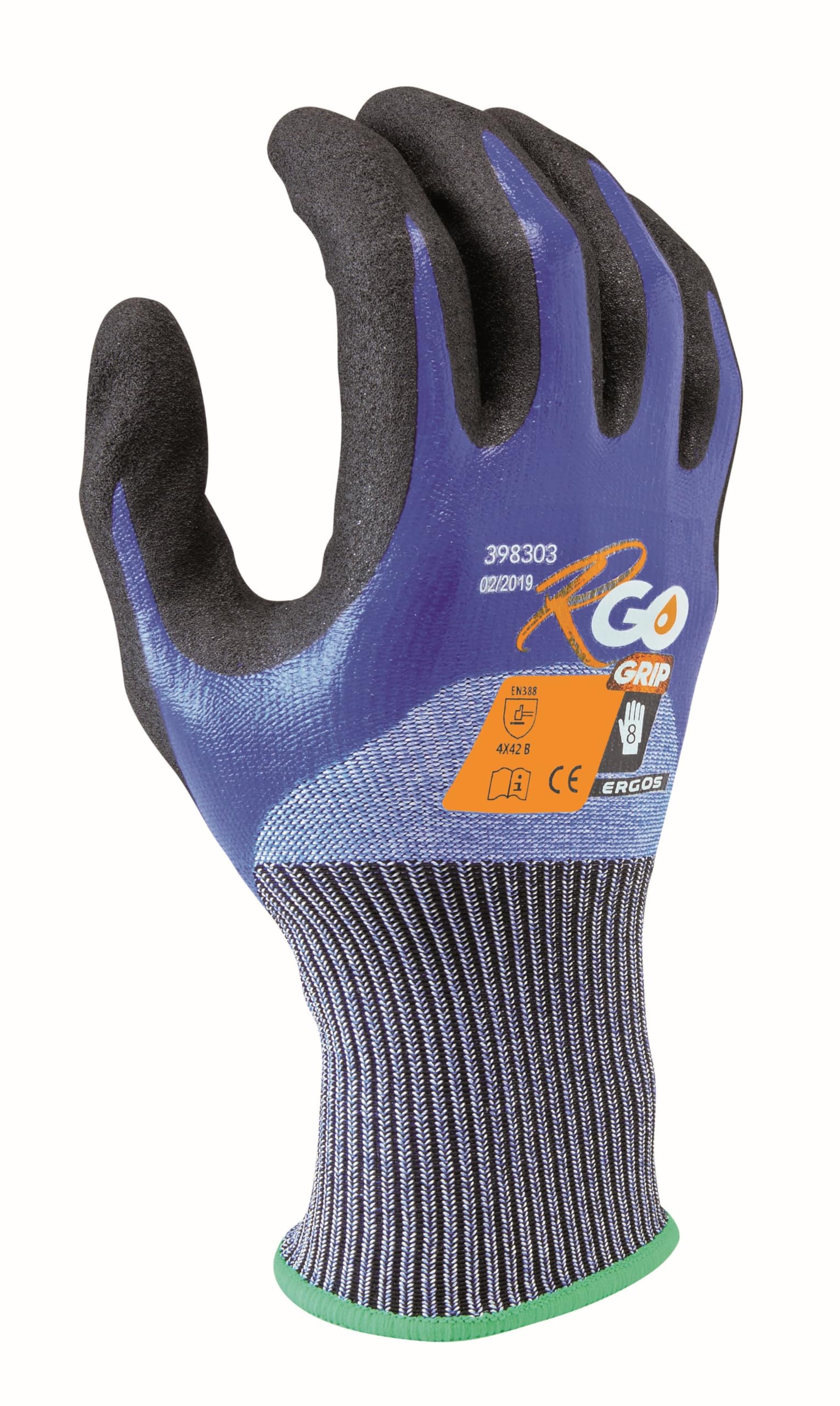 Gants De Travail Résistants Aux Coupures Enduits De Mousse Nitrile Avec Renforcement Au Pouce Mgc445