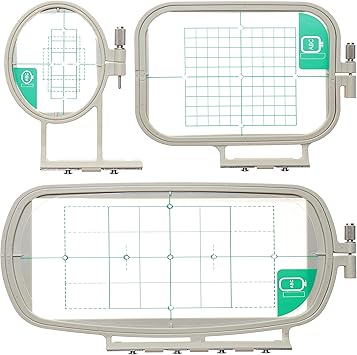 New brothread Embroidery Machine Hoop 3 in 1 Set - SA431+SA432+SA434