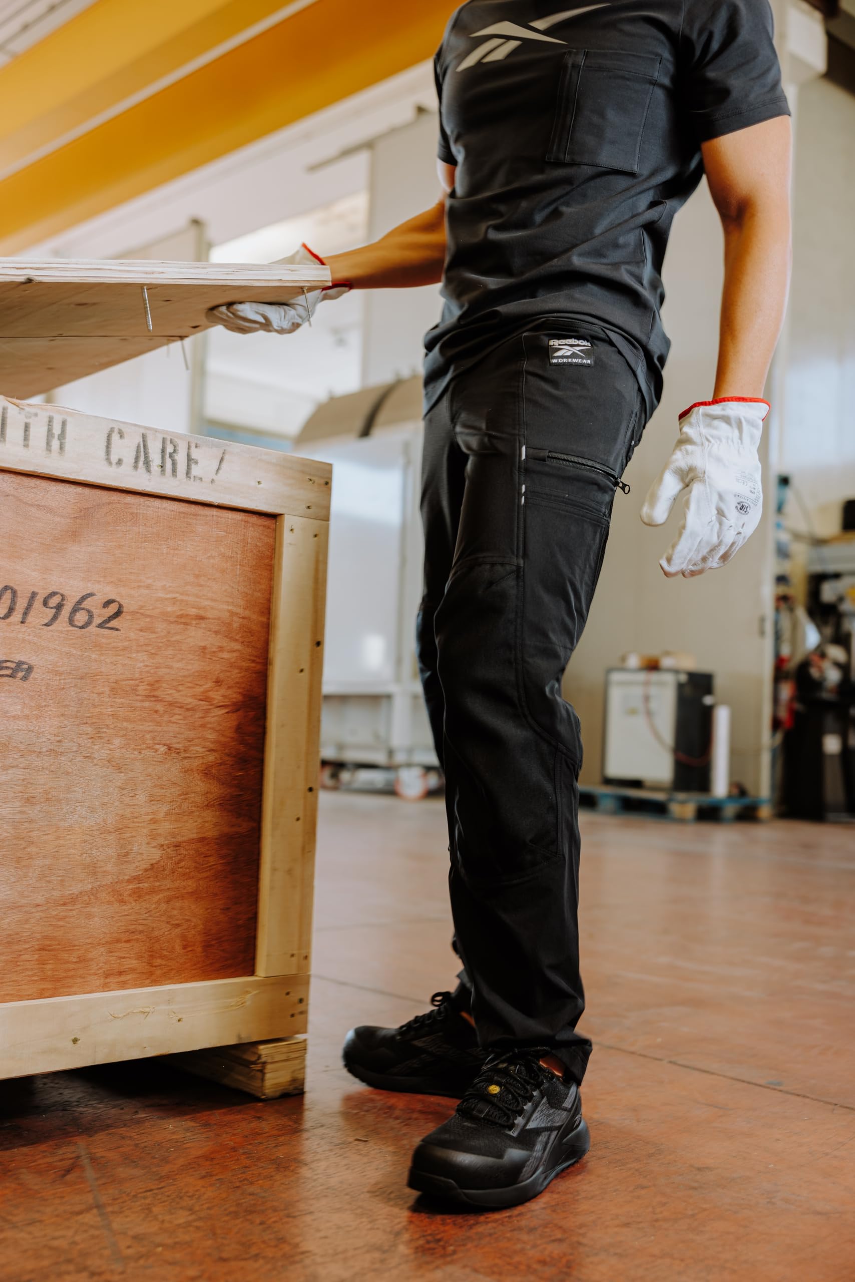 Reebok Pantaloni da Lavoro Neri