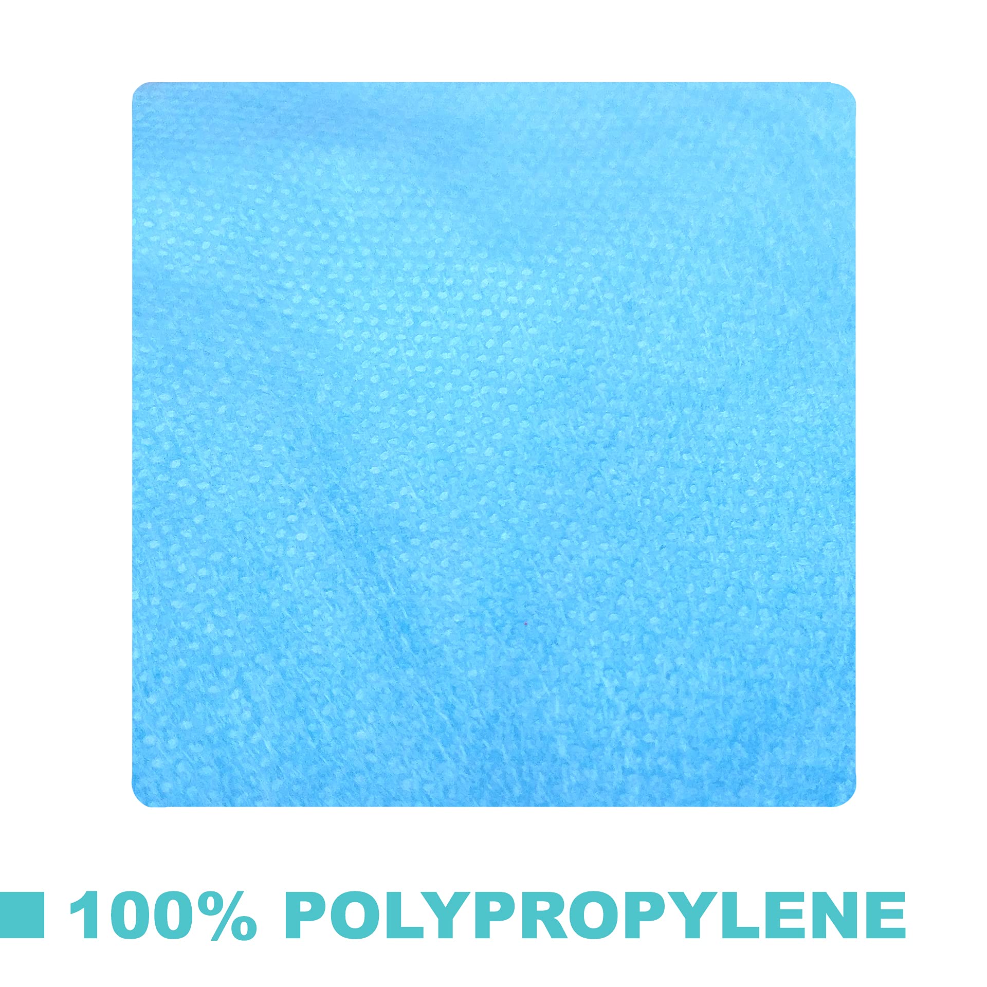 100 x cubrebata desechable médica repelente 25GSM – 100% polipropileno no tejido – Talla única CE – Bolsa de 10 unidades – Protección categoría I – Calidad profesional – Azul – DMM-EUROPE