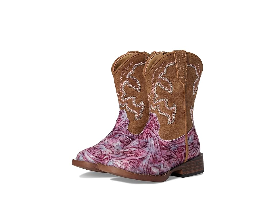 Roper Kids Raya (Toddler) (Pink) Cowboy Boots INTERNATIONAL SHIPPING