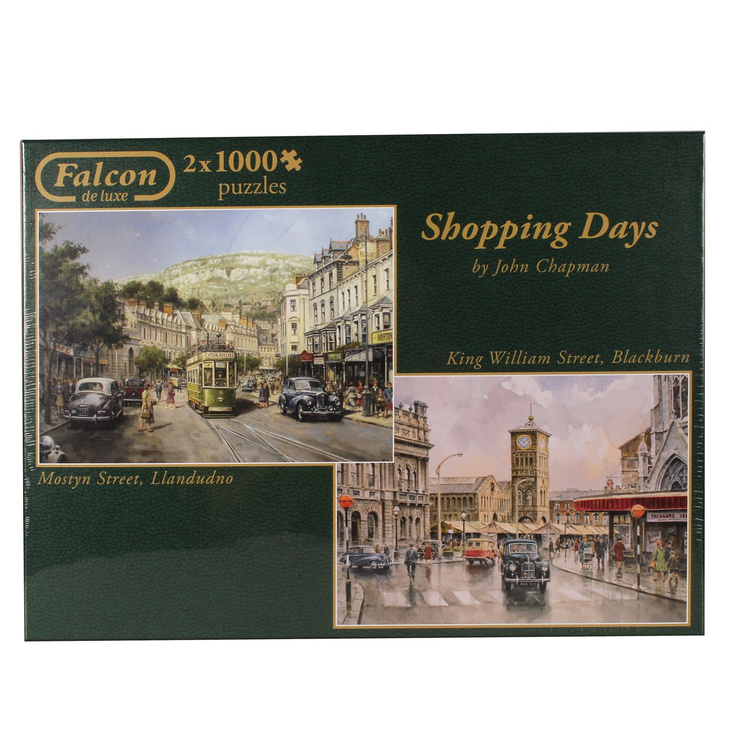 Falcon de Luxe - Shopping Days Jigsaw Puzzles in One Box (1000 Pieces, Pack of 2)