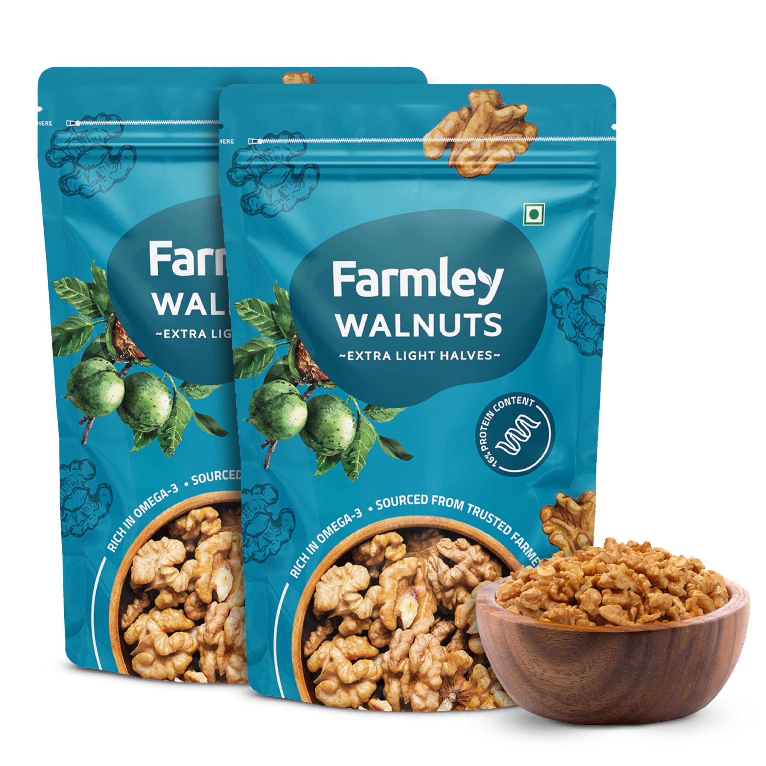 See full amazon price history chart for Farmley Premium California Walnut Kernel | 2 x 200 g | Walnuts Without Shell, Akhrot, Dry Fruits, Natural Akhrot Giri, Rich in Proteins & Antioxidants (Pack Of 2, Vacuum Packed) Farmley Premium California Walnut Kernel | 2 x 200 g | Walnuts Without Shell, Akhrot, Dry Fruits, Natural Akhrot Giri, Rich in Proteins & Antioxidants (Pack Of 2, Vacuum Packed) (B09WYS7Z7G) Amazon Price History, Amazon Price Tracker