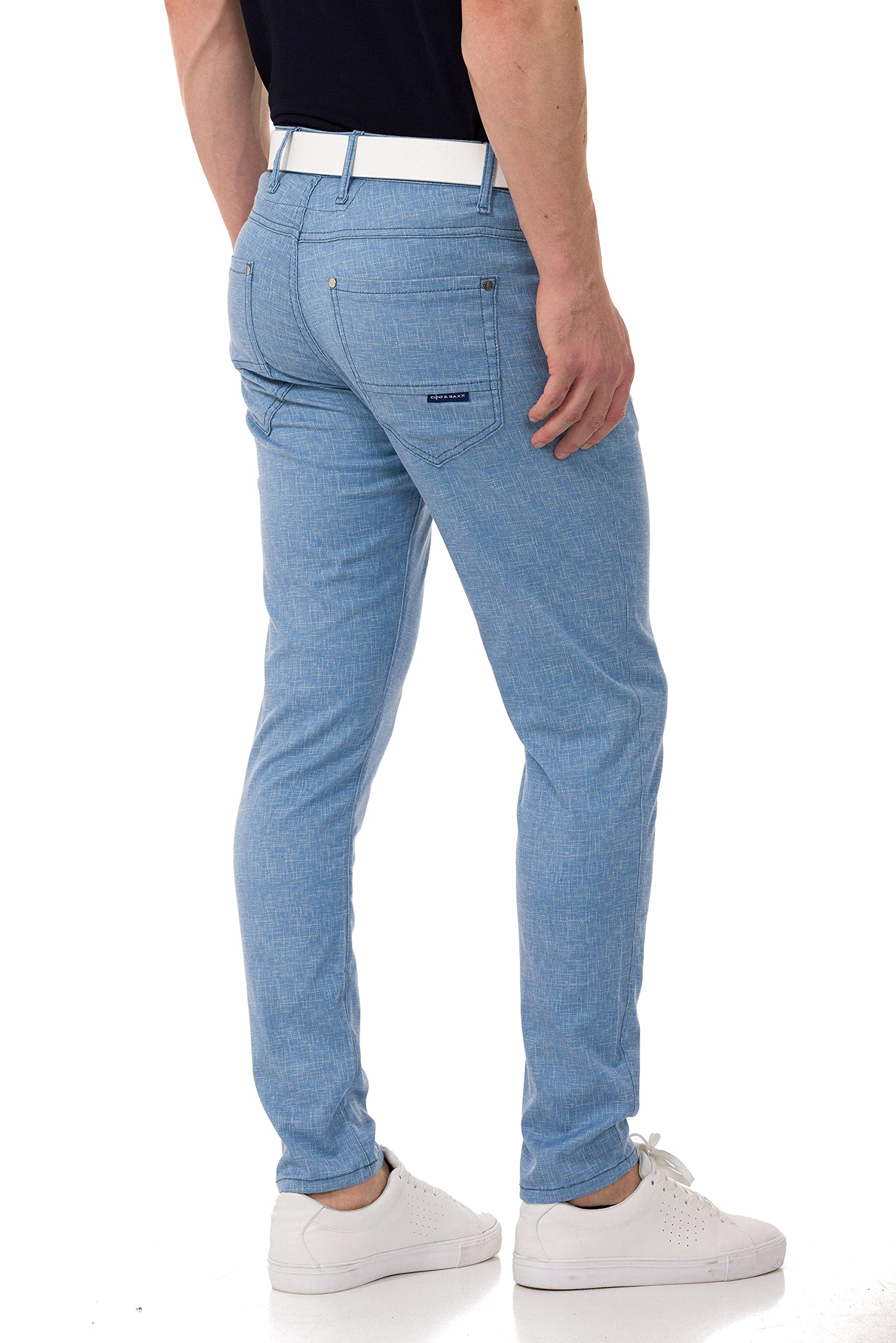 Cipo & Baxx Herren Hose | Modern & Stilbewusst | Hochwertiges Design | für Alltag, Freizeit & Besondere Anlässe