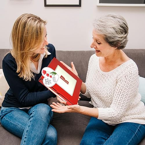 Miniatura 36 de Cesta de regalo de frutos secos, 7 platos seccionales con una variedad de nueces recién tostadas, regalo bellamente empaquetado para cumpleaños