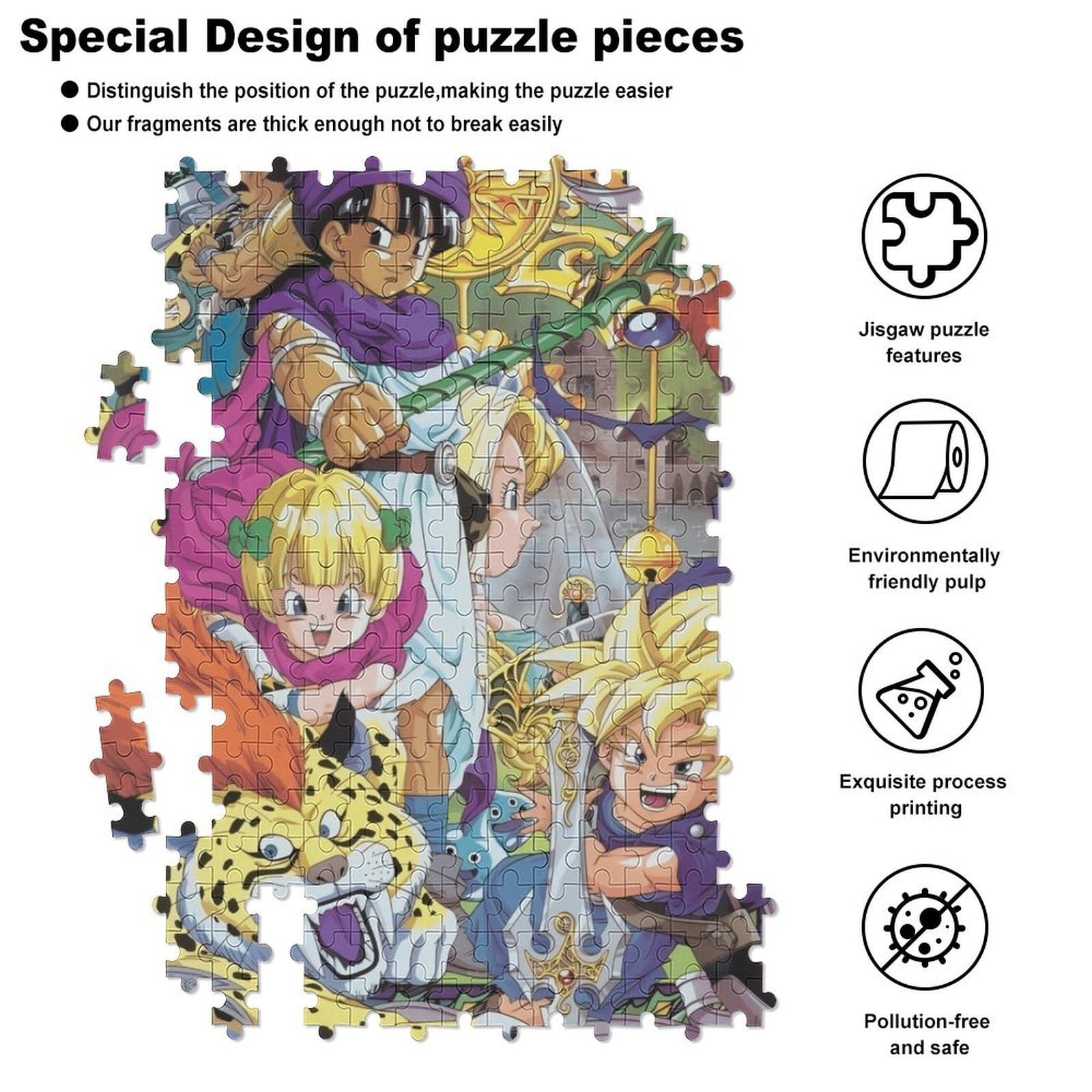 ドラゴンクエスト 500ピースジグソーパズル Amazon.co.jp: ドラゴンクエスト 木製ジグソーパズル 500ピース 完成