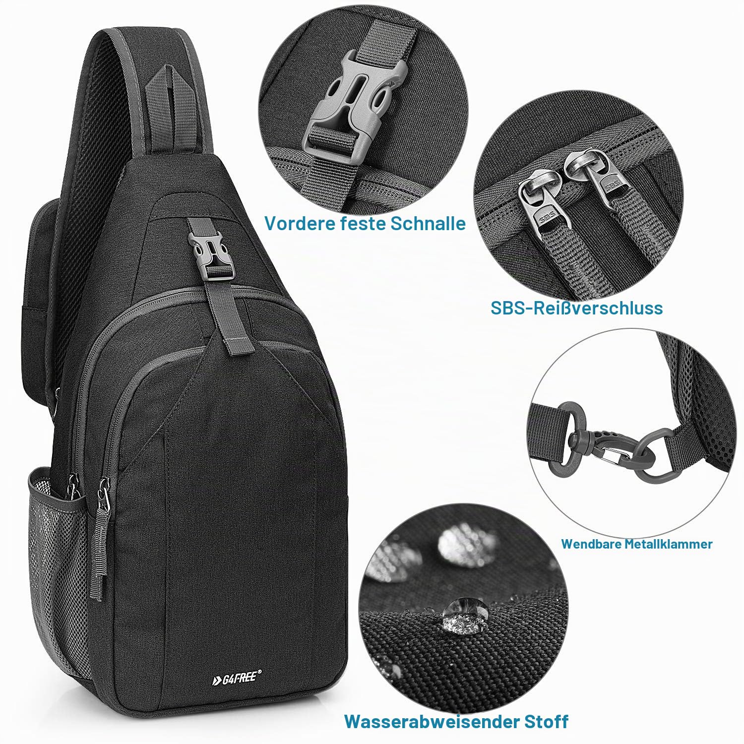 G4Free Gemischte Schultertasche (1 Stück)