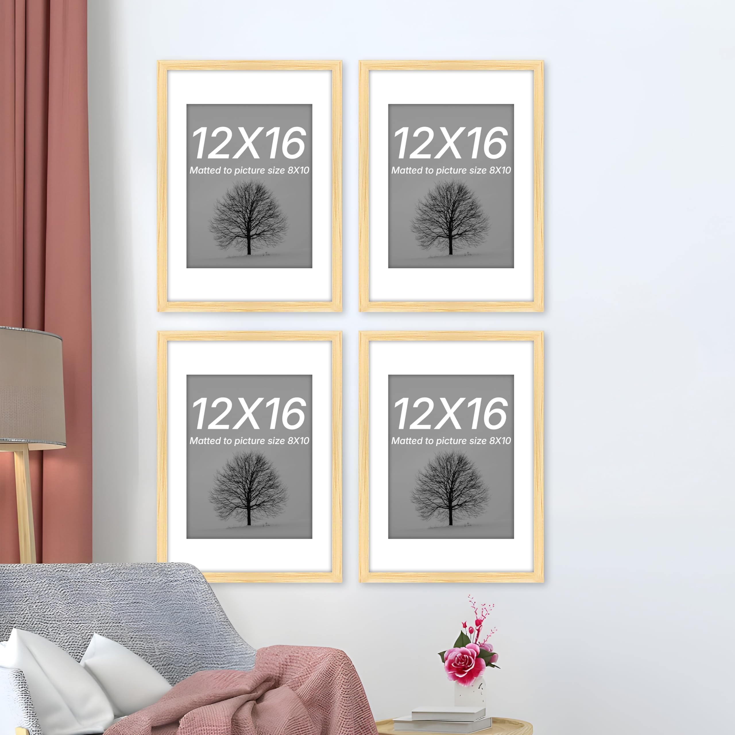 Art Street Photo Frames - Set of 4 Black -15