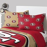 Vista 4 de FOCO Unisex-Adult NFL Team Logo Bed in a Bag Comforter Bedding 3-Piece Set