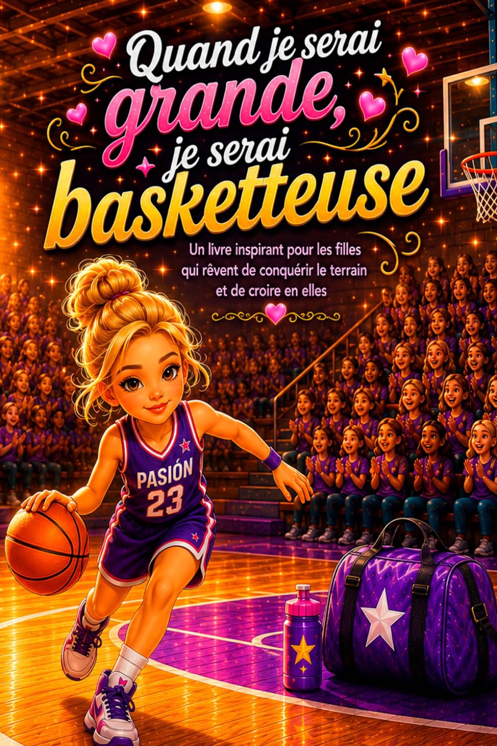 Quand je serai grande, je serai basketteuse: Un livre inspirant pour les filles qui rêvent de conquérir le terrain et de croire en elles