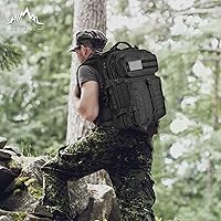 Vista 7 de Himal Military Tactical Backpack - Large Army 3 Day Assault Pack Molle Bag Rucksack,40L