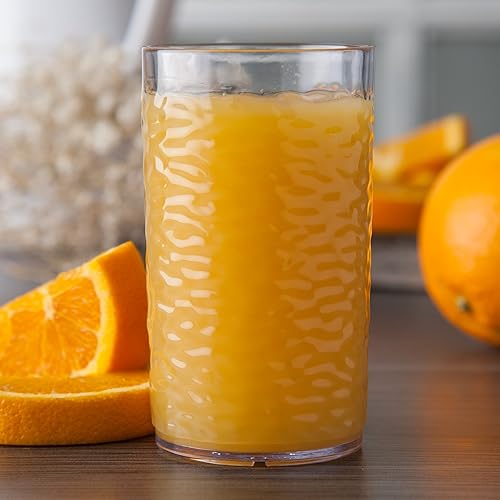 Miniatura 6 de Carlisle FoodService Products 551207 Pebble Optic Restaurant - Vaso de plástico SAN, 12 onzas, transparente (paquete de 24)