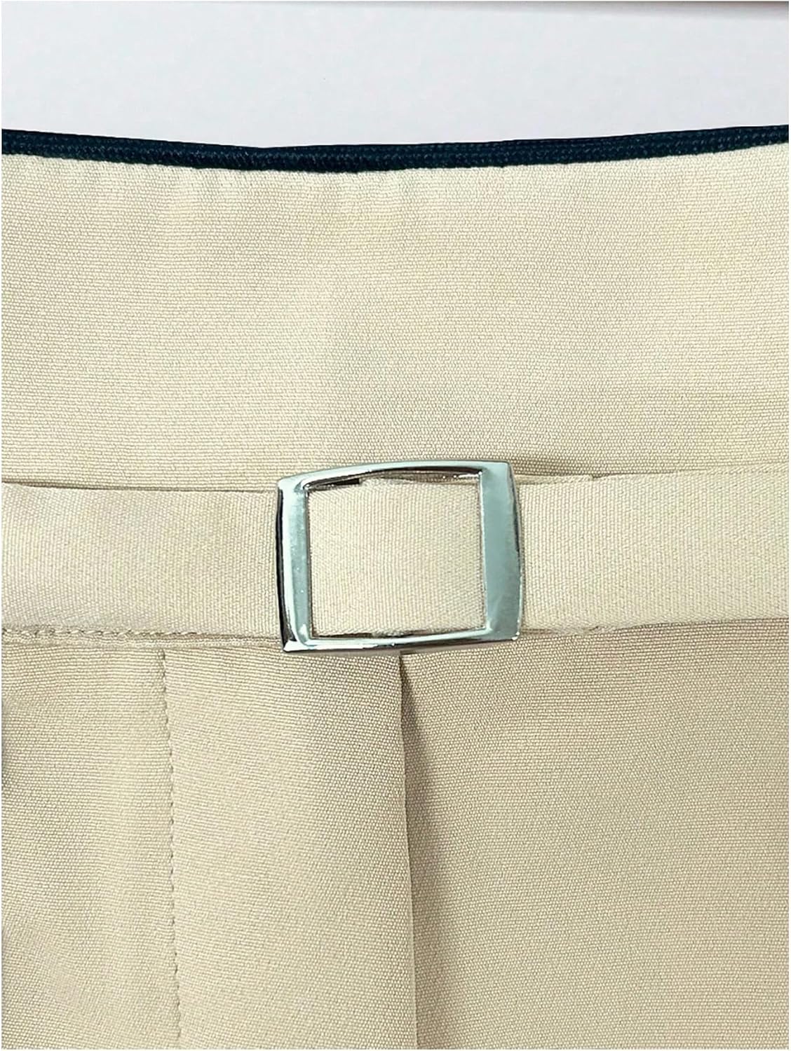 Floerns Women's Elegant Mid Waist Straight Leg Dressy Casual Shorts with Belt - Image 5