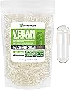 XPRS Nutra Size 0 Empty Capsules - 500 Count Clear Empty Vegan Capsules - Vegetarian Pills - DIY Vegetable Capsule Filling - Veggie Pill Caps for Do-It-Yourself Supplements
