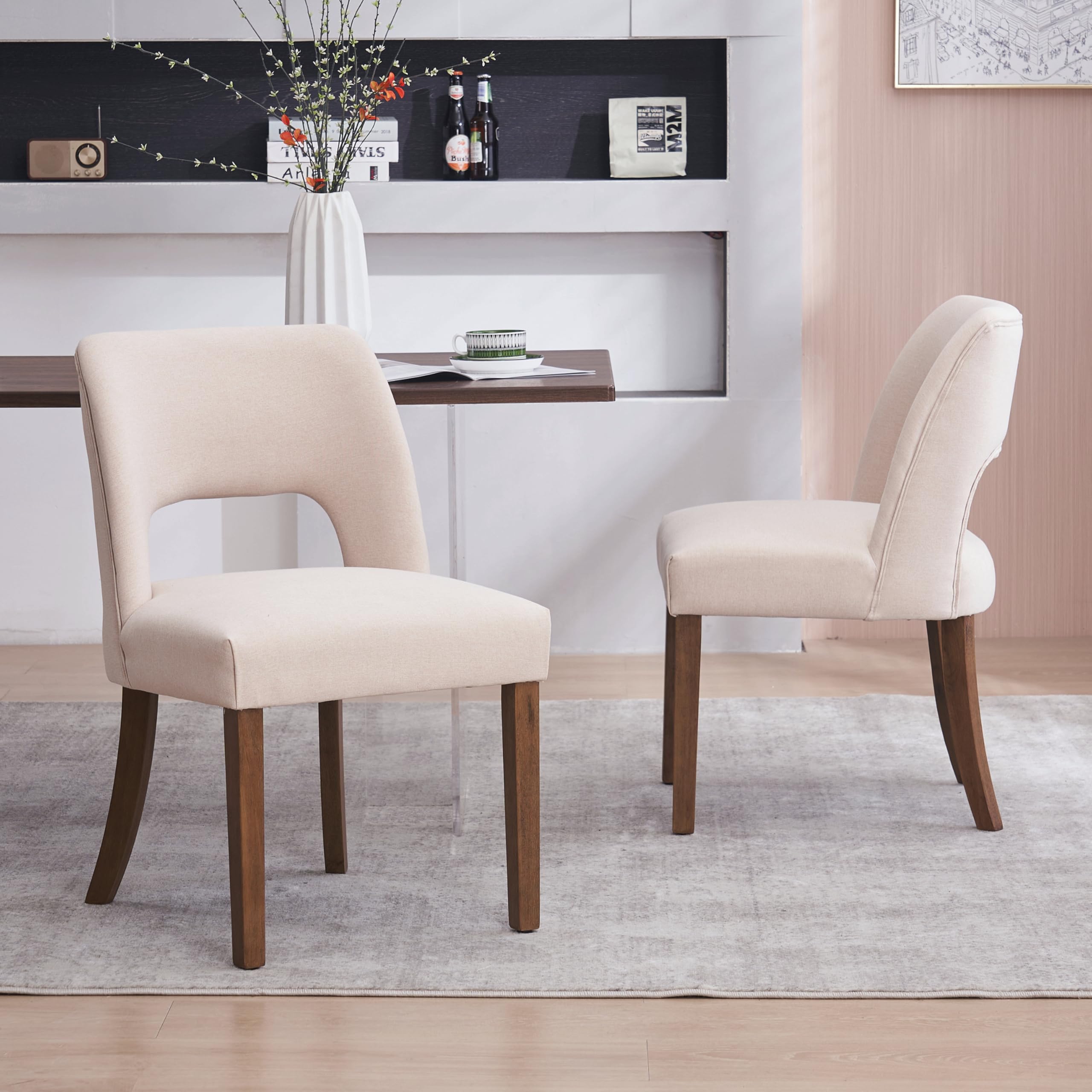 VKNOW Wooden Dining Chairs Set of 2
