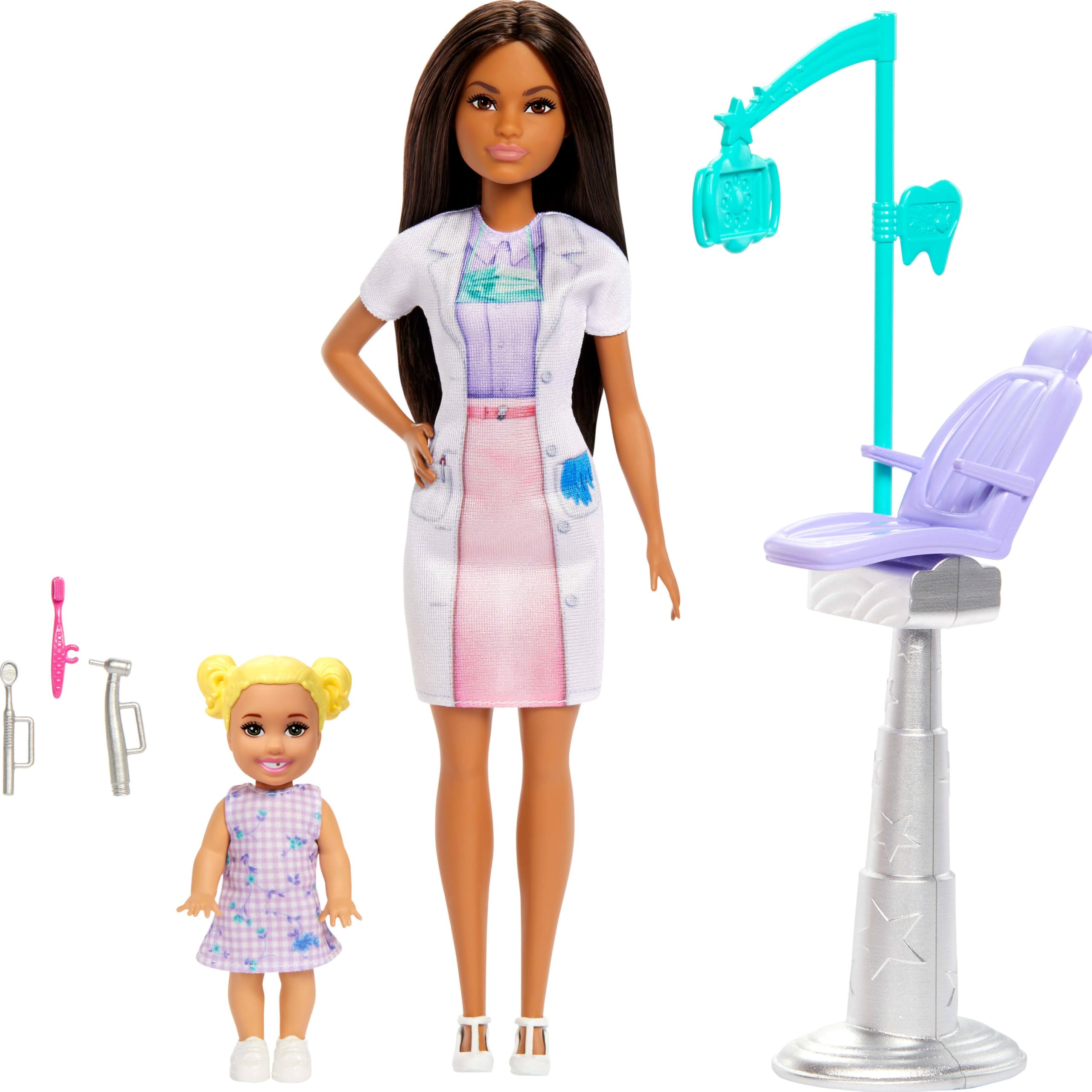 Barbie - ささのはさらさら Barbie DENTIST Amazon.com: Barbie Dentist Doll & Playset, Black Hair : Toys