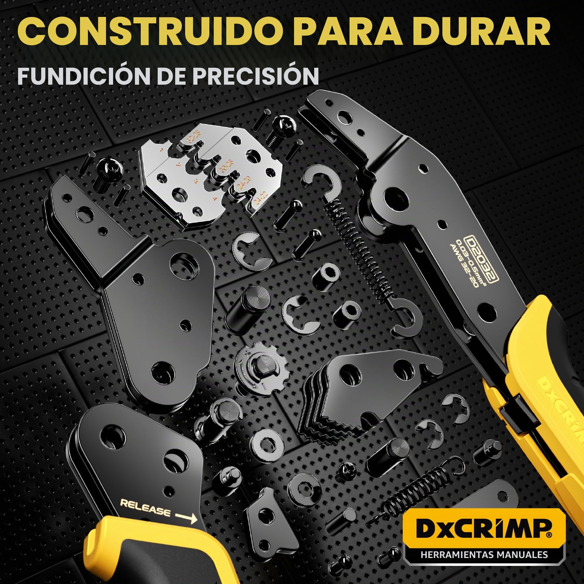 Juego de conectores servo JST-XH/SYP/Dupont, Kit de crimpado 20 tipos, 0,03-0,5mm² (30-20AWG), Compatible Futaba Hitec Spektrum RC