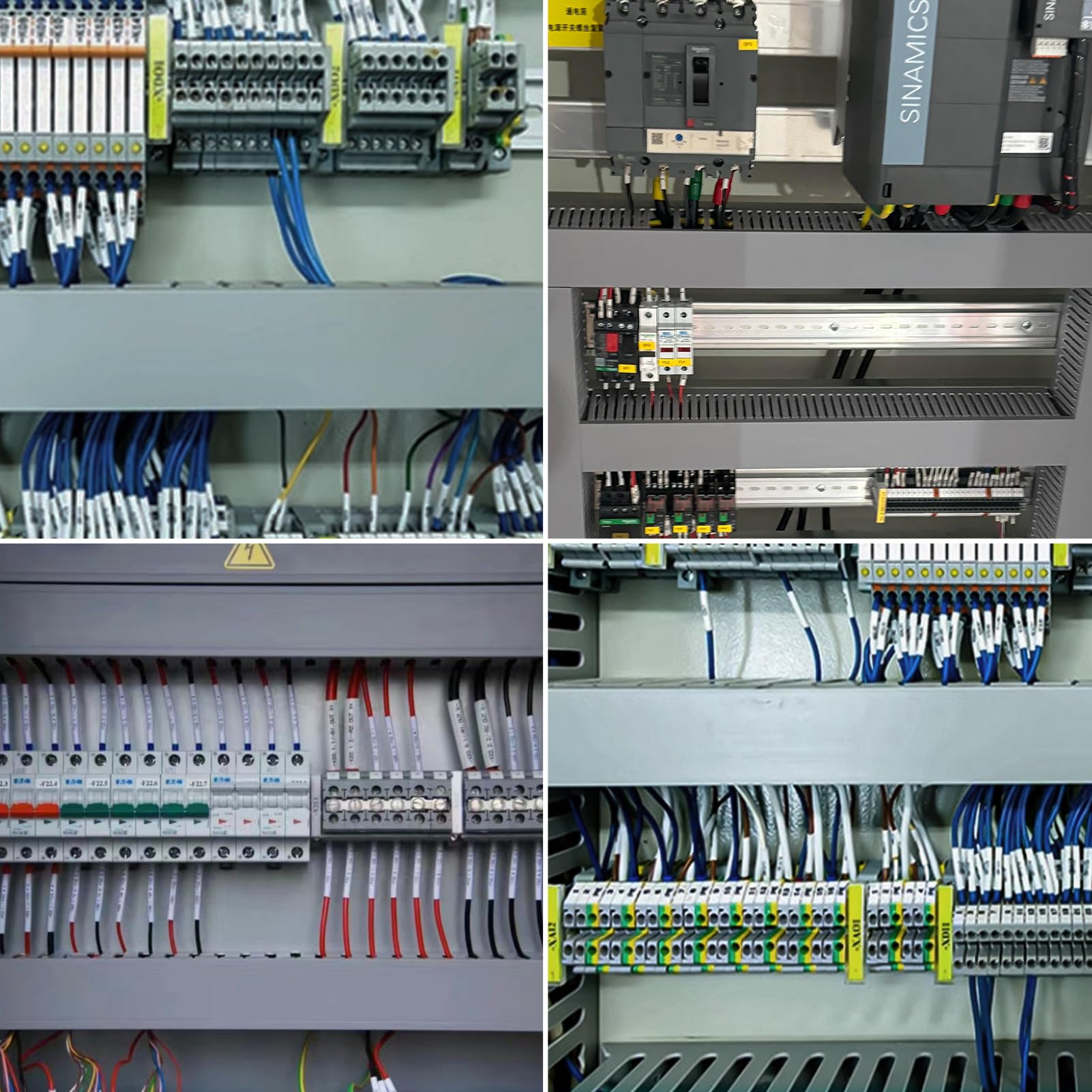 YECAYE Gestión de cables debajo del escritorio de 4 x 15.7 pulgadas, gestión de cables de gran capacidad, conducto de cables, adecuado para salas de distribución de energía y salas de juegos,