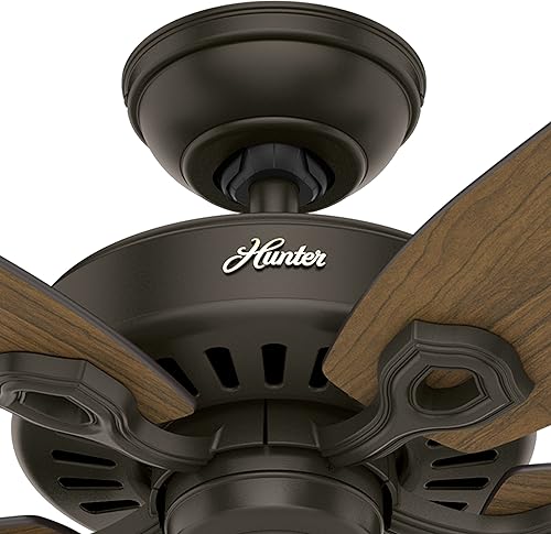Miniatura 3 de Hunter Fan - Ventilador de techo para exteriores (52 pulgadas, 5 aspas de roble teñido), color bronce