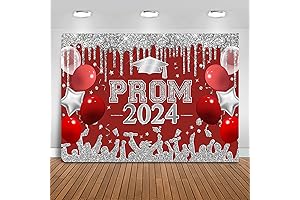 Red and Silver Prom 2024 Decorations