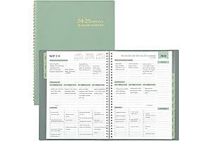 2024 Weekly Planner Spiral Bound 8x11: Stay Organized and on Track