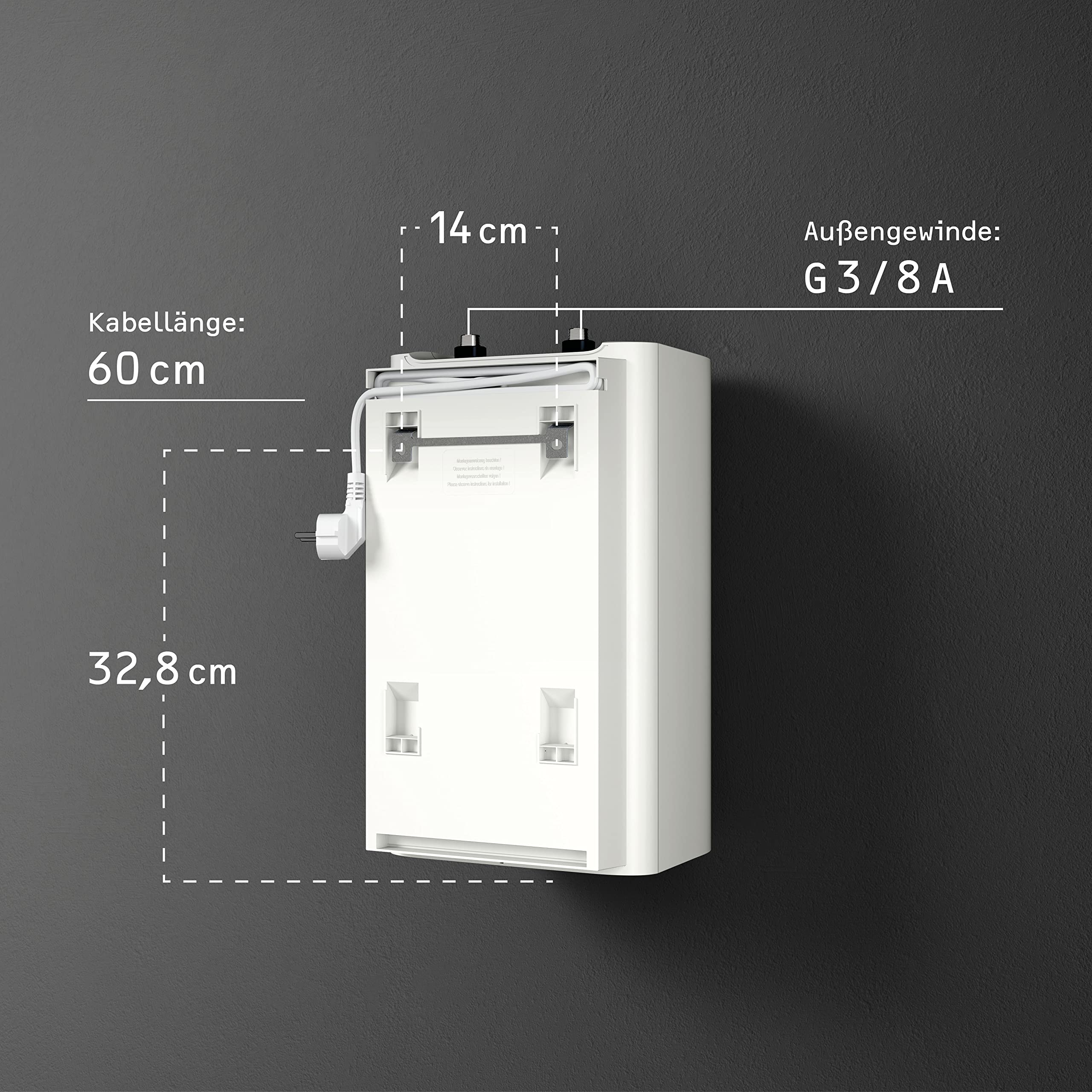 Najnowsza generacja: Stiebel Eltron SNU 5 Plus, bardzo kompaktowy, funkcja zapobiegająca kapaniu, termostop, bojler pod stołem 5 litrów niskiego ciśnienia z wtyczką, 2 kW, 204972
