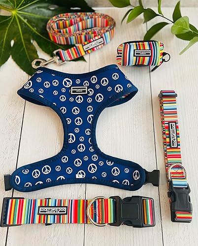 Miniatura 4 de Lucky Love Dog, Chalecos suaves y reversibles, elegante accesorio para perro (hippie, pequeño)