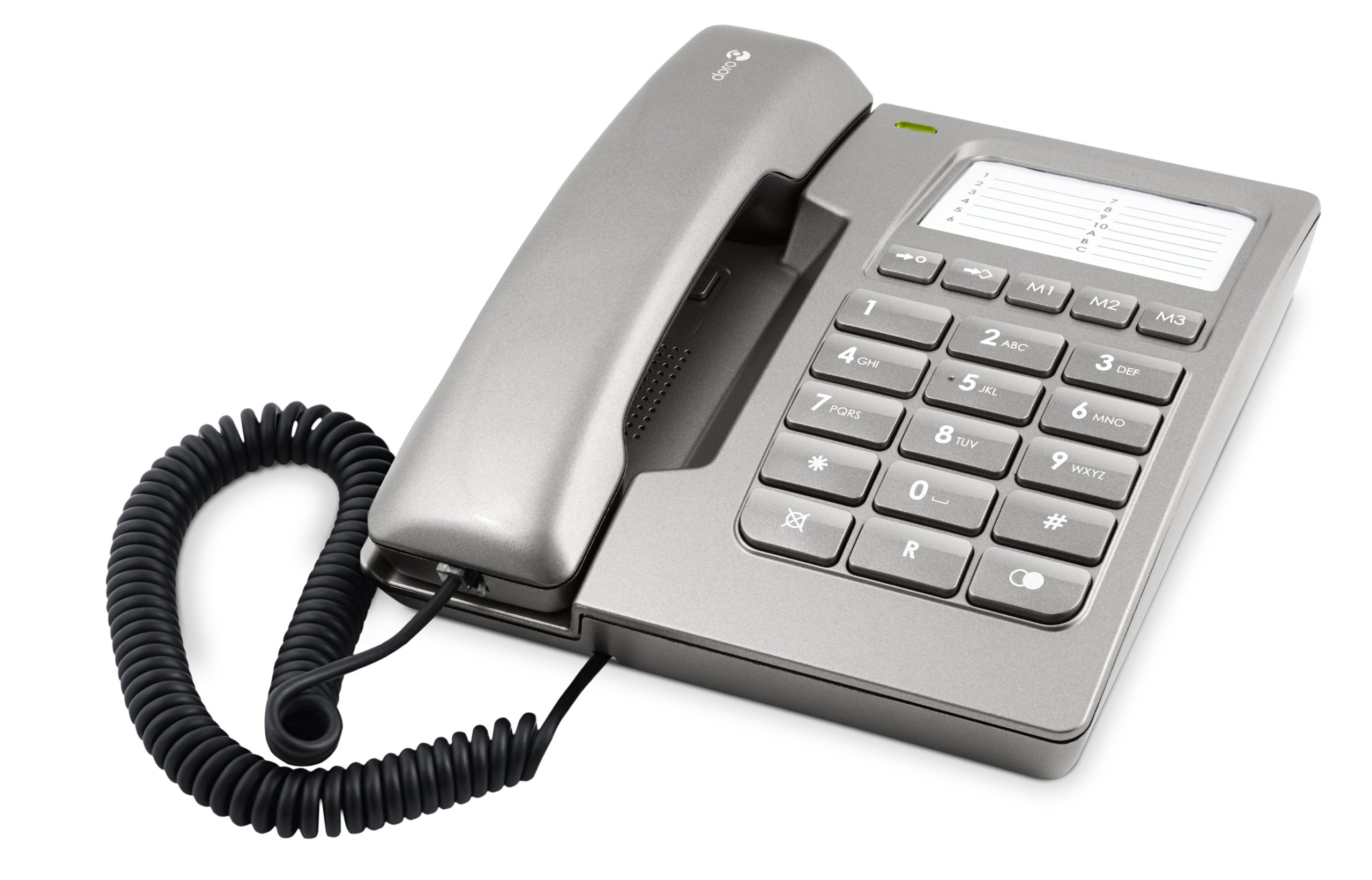 Doro 912c Titan Schnurgebundenes Telefon mit optischen Anrufsignalgeber (LED)