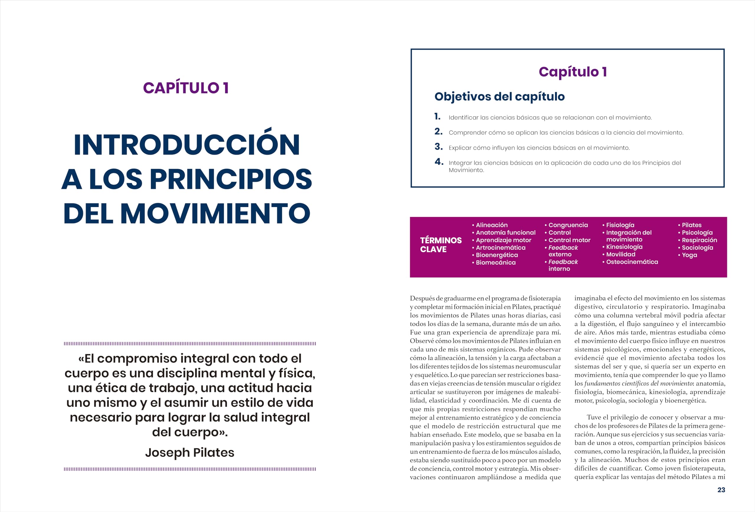 Los principios del movimiento