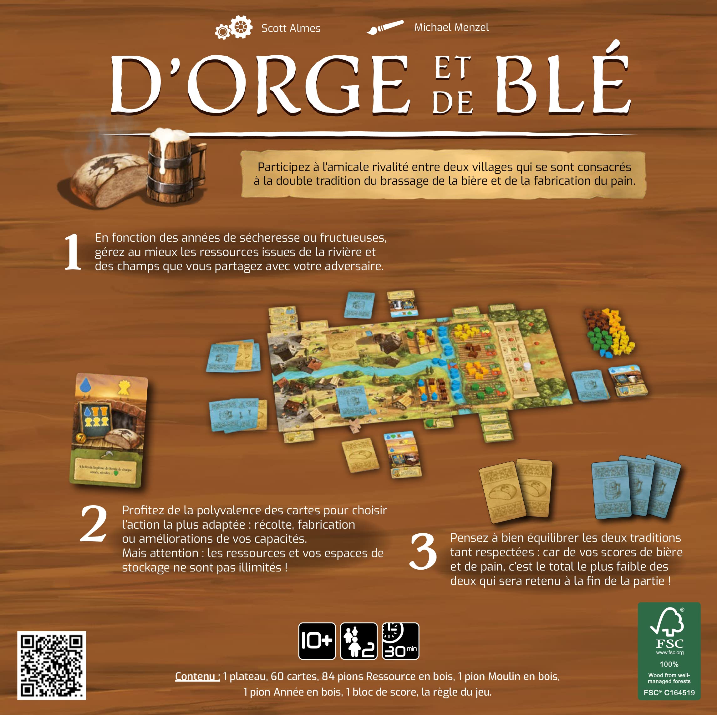 Gigamic - barley and wheat - A 2-player game - From 10 years, Multicolored - Image 3