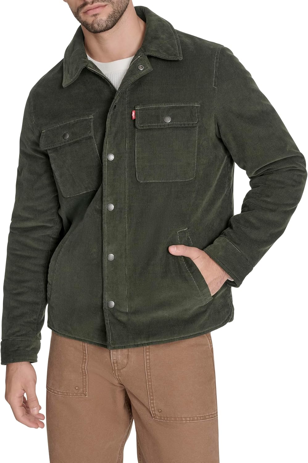 Levi's mens Corduroy Shirt Jacket