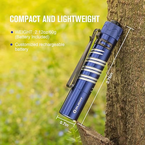 Miniatura 7 de OLIGHT Marauder Mini 7,000 lúmenes brillante linterna paquete con I5R EOS 350 lúmenes recargable Tail-Switch LED linterna