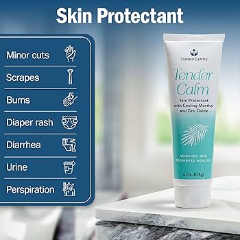 Amazon.com : Menthol and Zinc Oxide Cream Paste - 4 oz of
