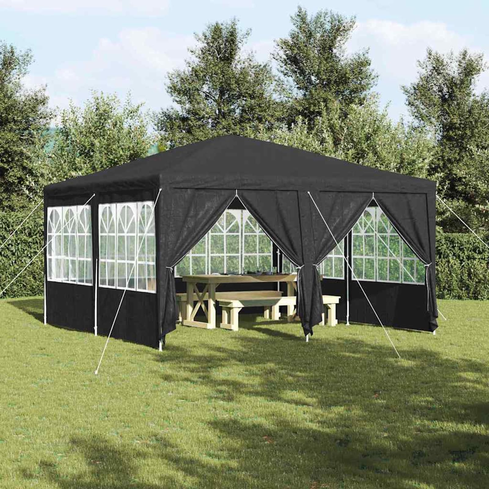 Outdoor Partyzelt: UV- und wasserfest, tragbar, für Sommerfeste und Events - Zelt mit abnehmbaren Wänden 42003427